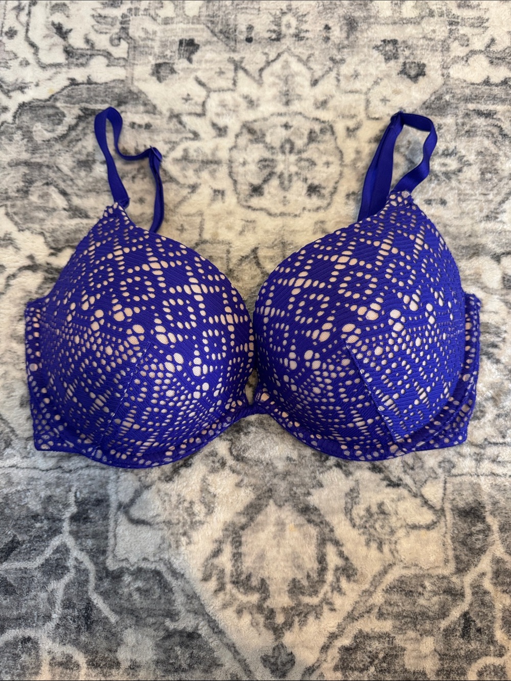 Victoria's Secret Purple Lace Push-Up Bra